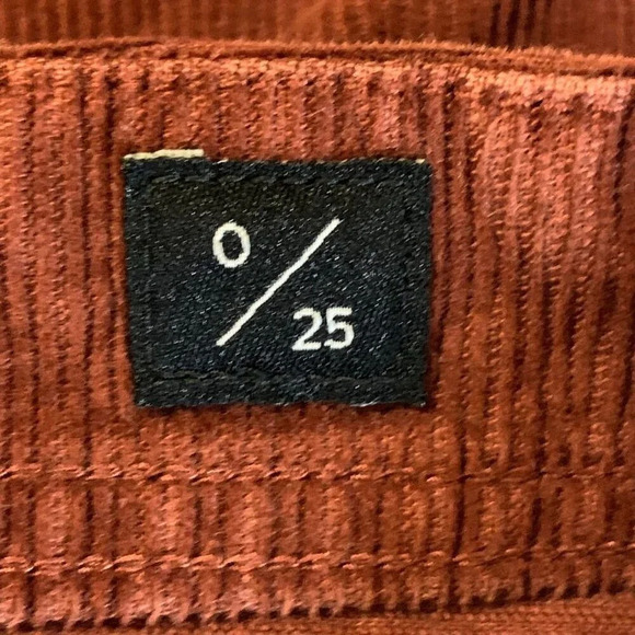 Lucky Brand Women's A Line Cotton Corduroy Button Front Mini Skirt Size 0 - Picture 9 of 14